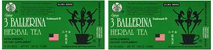 3 Ballerina Dieters Tea Extra Strength - 2 Pack (36 Tea Bag