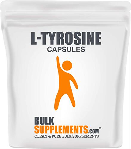 BulkSupplements.com L-Tyrosine Capsules - L-Tyrosine 500mg