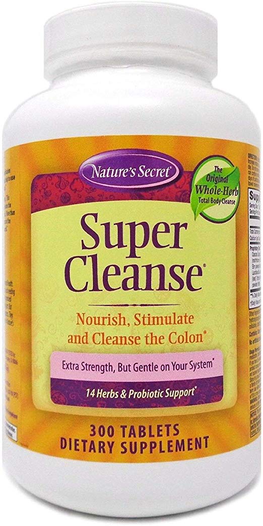 Nature's Secret Super Cleanse Extra Strength Toxin Detox & G