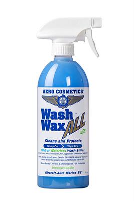 Wet or Waterless Car Wash Wax 16 oz. Aircraft Quality Wash W