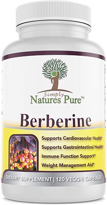 美国代购Premium Berberine HCl 500mg - 120 Capsules - Cardiov