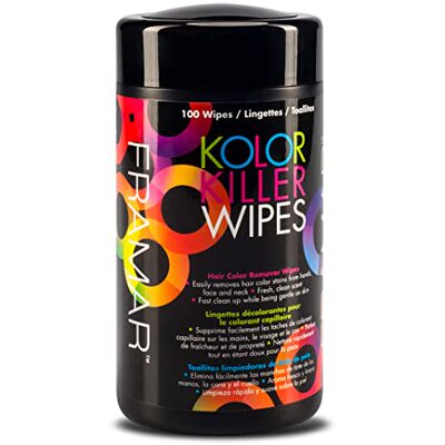 美国代购Framar Kolor Killer Wipes – Hair Dye Remover, Hair