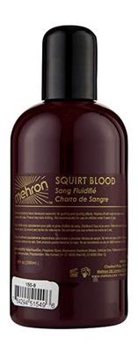 Mehron Makeup Squirt Blood (9 ounce) (Bright Arterial)