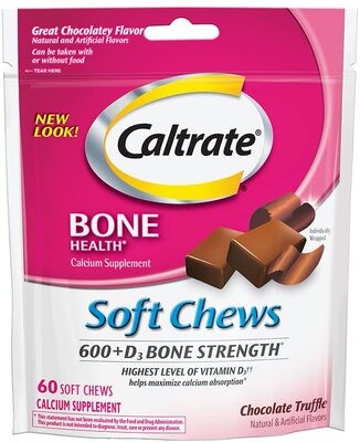 美国代购Caltrate 600+D3 Calcium & Vitamin D3 Supplement