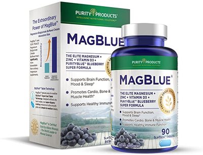 美国代购MagBlue by Purity Products - Magnesium Bisglycinate