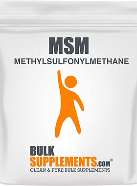 美国代购BulkSupplements MSM Methysulfonylmethane Powder
