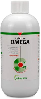 美国代购Vetoquinol Triglyceride Omega Liquid Dog & Cat Suppl