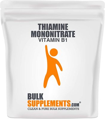 BulkSupplements Thiamine Mononitrate (Vitamin B1) Powder (10
