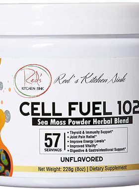 Cell Fuel 102: Organic Sea Moss / Irish Moss, Bladderwrack &