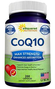 美国代购Pure CoQ10 (400mg Max Strength, 200 Capsules) - High