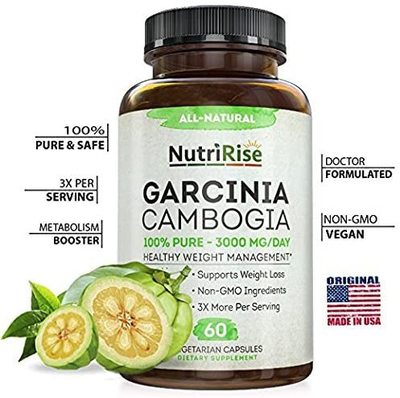 100% Pure Garcinia Cambogia Extract with HCA for Fast Fat Bu