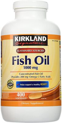美国代购Kirkland Signature Natural Fish Oil Concentrate with