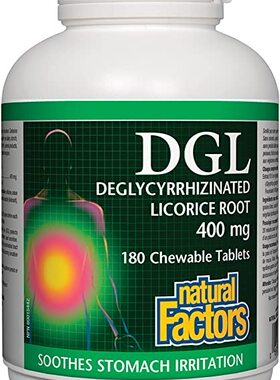美国代购Natural Factors, DGL Licorice Root Extract, Natural