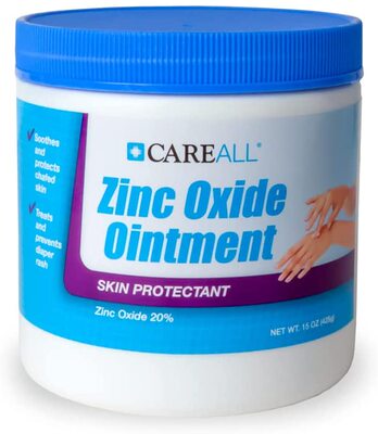 美国代购CareALL 15 oz Zinc Oxide 20% Skin Protectant Barrier