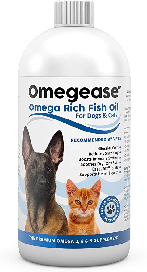 美国代购100% Pure Omega 3, 6 & 9 Fish Oil for Dogs and Cats