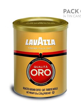 Lavazza Qualita Oro Ground Coffee Blend, Medium Roast, 8.8-O