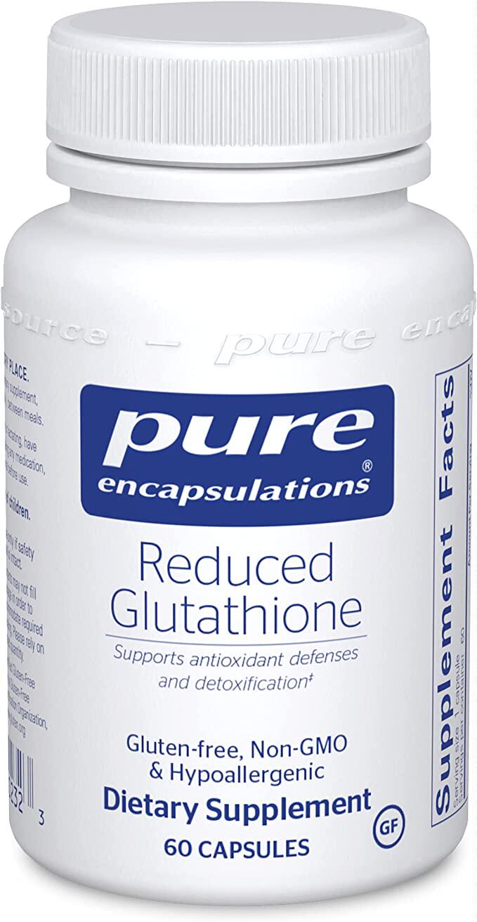 美国代购Pure Encapsulations Reduced Glutathione | Hypoallerg