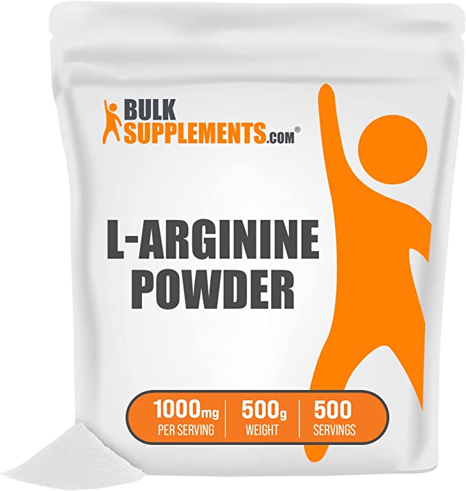 BulkSupplements.com L-Arginine HCL Powder- Nitric Oxide Sup