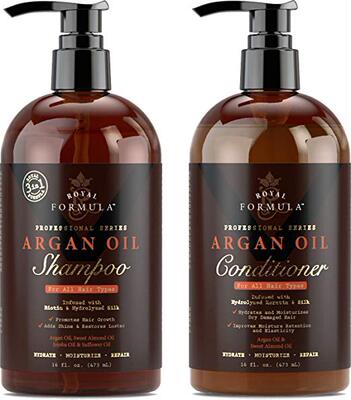 Royal Formula Argan Oil Shampoo & Hair Conditioner Set - [Su