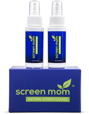 美国代购Screen Mom Screen Cleaner Kit for Laptop, iPad, Ey