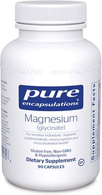 美国代购Pure Encapsulations - Magnesium (Glycinate) - Suppor