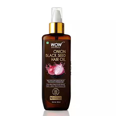美国代购WOW Skin Science Onion Black Seed Hair Oil for Dry D