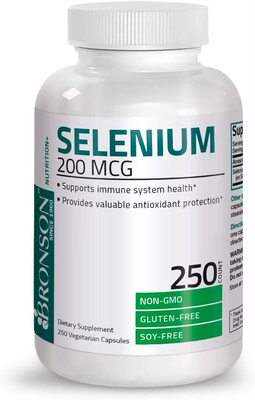 Selenium 200 Mcg for Immune System, Thyroid, Prostate and He