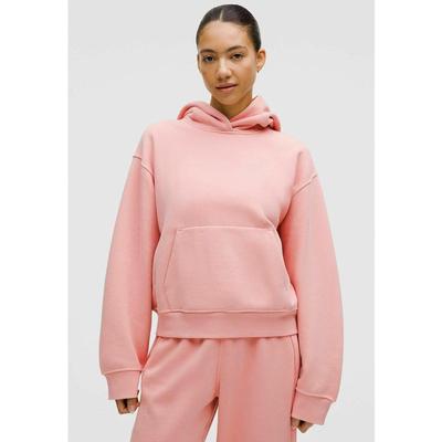 代购lululemon露露乐蒙女士连帽卫衣透气舒适弹性袖口抽绳连帽