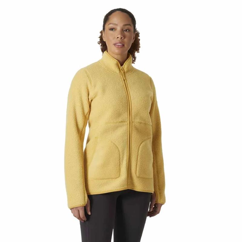 Helly Hansen/海丽汉森女式抓绒衣防风保暖高领连帽软糯轻便户外