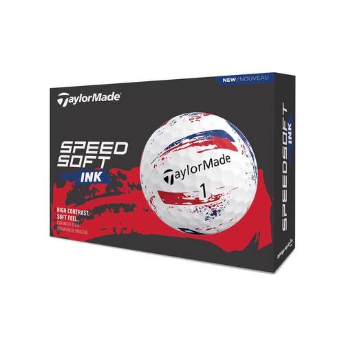 海外代购Taylormade高尔夫球击球距离爆发速度高对比度软触感