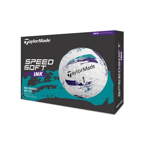 海外代购Taylormade高尔夫球击球速度飞行距离高对比度软手感