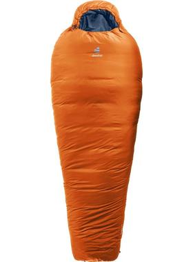 代购DEUTER男女睡袋防潮保暖可连接带内袋橙色360填充