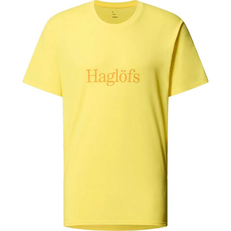 HAGLOFS男款速干短袖黄衣透气吸汗轻便舒适运动T恤