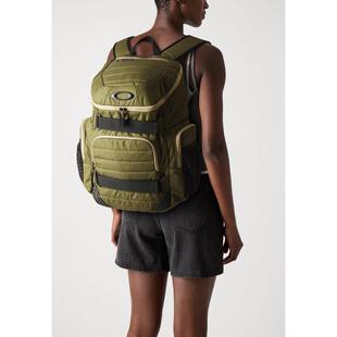 代购Oakley欧克利双肩包男士防水耐用轻便多功能军绿色简约风格