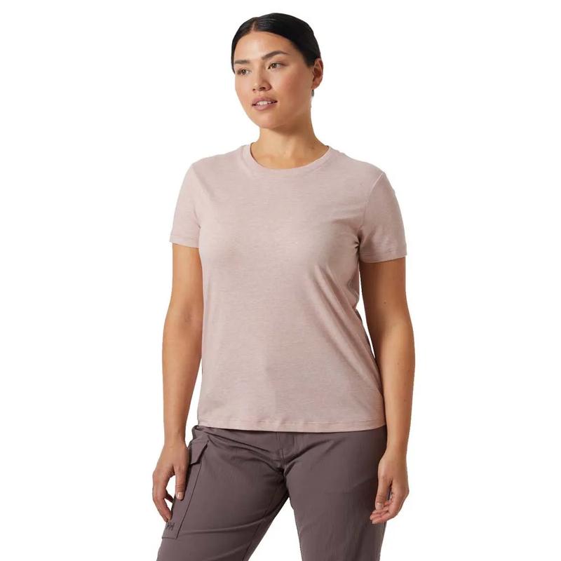 Helly Hansen/海丽汉森女式速干T恤短袖圆领印花轻便透气运动休闲