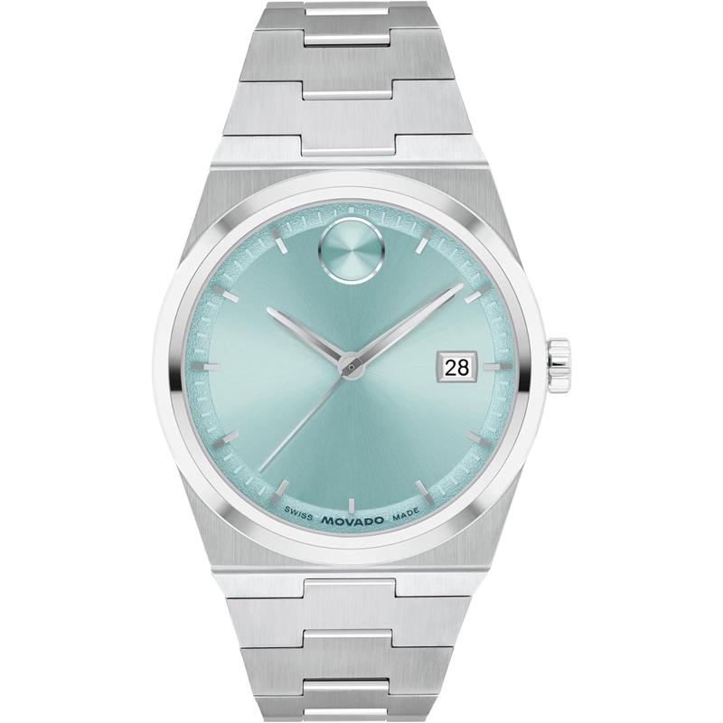 代购Movado摩凡陀女士腕表日期夜光计时瑞士机芯钢带防水金属