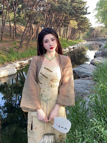 新中式改良旗袍苎麻吊带连衣裙