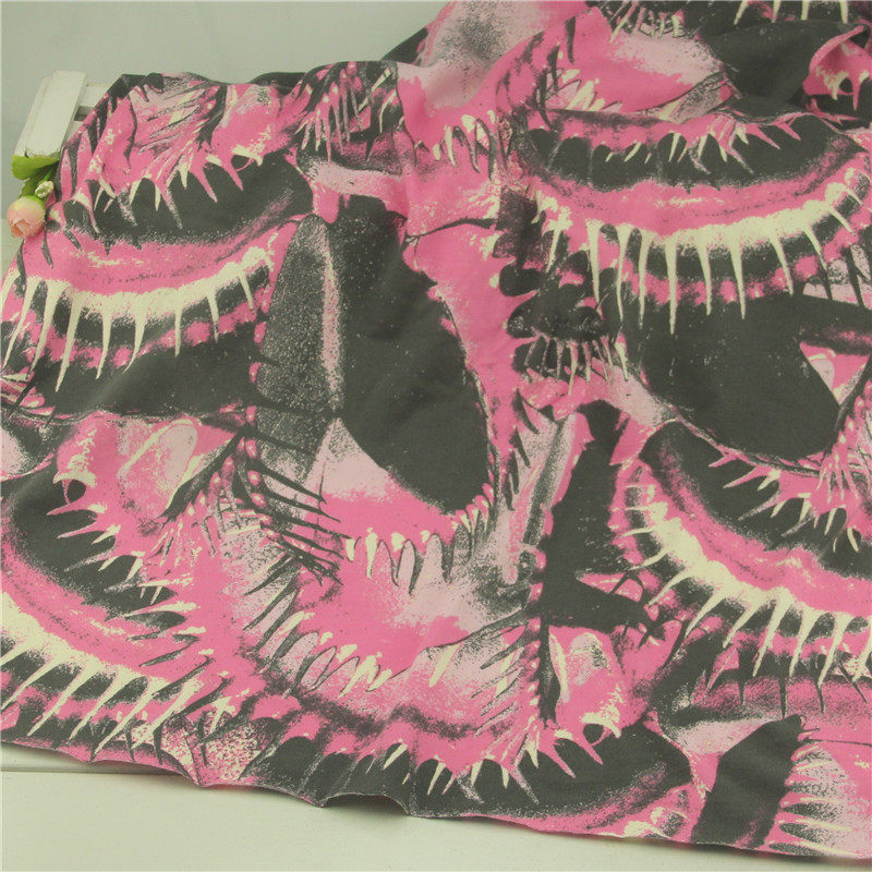 纯棉针织汗布 夏季T恤连衣裙睡衣面料 粉色捕蚊草 半米价,居家布艺,海绵垫/布料/面料/手工diy,淘宝优惠券,粉丝福利购,淘宝优惠卷