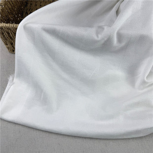 包邮 本白色 纯棉提花汗布 宽幅190cm T恤POLO衫 连衣裙面料