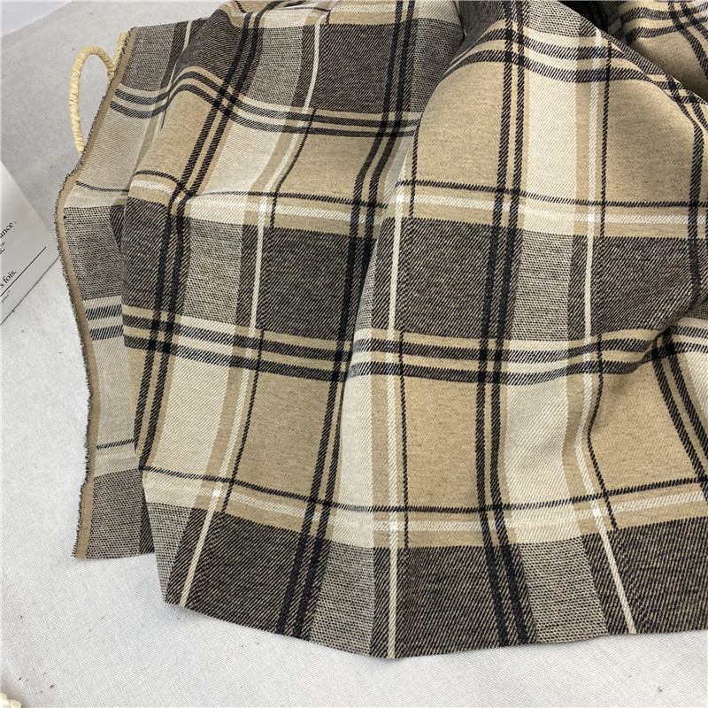 磨毛针织布料弹力大手感软阔腿裤