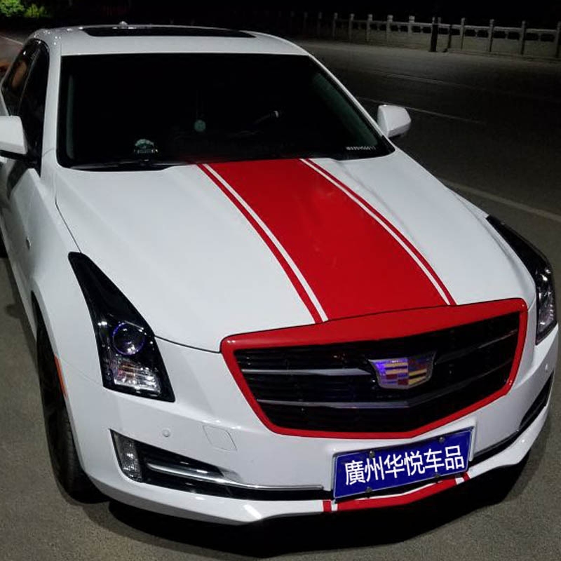 凯迪拉克ATS L改装拉花 车身腰线贴纸全车贴花XTS SRX 改装拉花