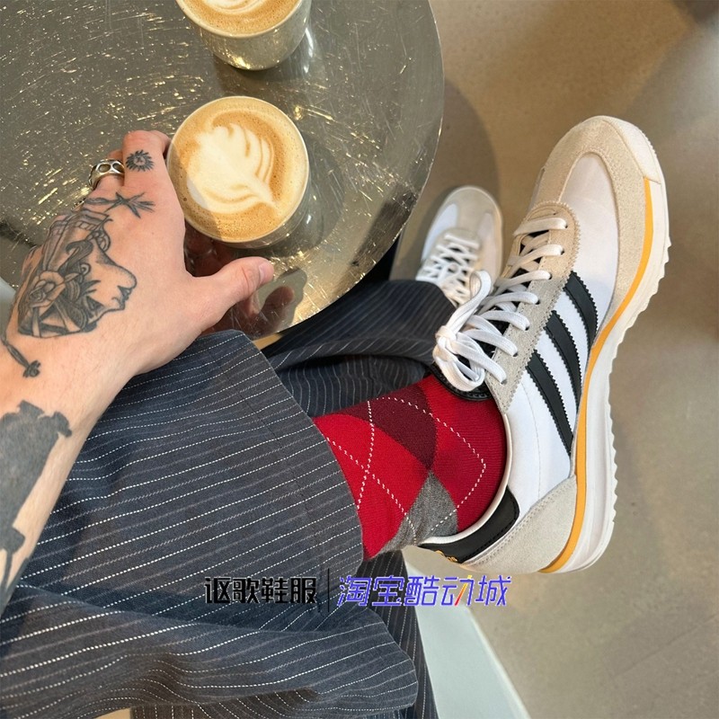 阿迪达斯三叶草SL 72 RS男女同款耐磨防滑时尚舒适休闲鞋IH4823,运动鞋new,运动休闲鞋,淘宝优惠券,粉丝福利购,淘宝优惠卷