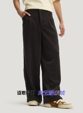 阿迪达斯三叶草男子新款户外宽松百搭双面针织运动休闲长裤KT0683