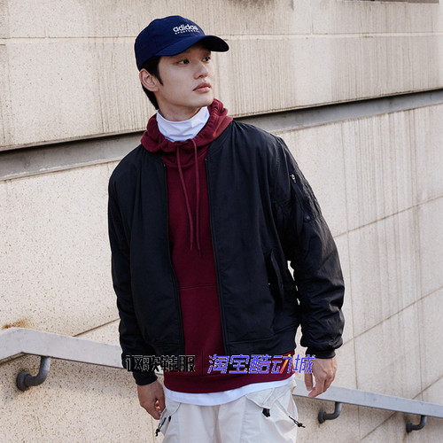 阿迪达斯男子舒适运动夹克外套