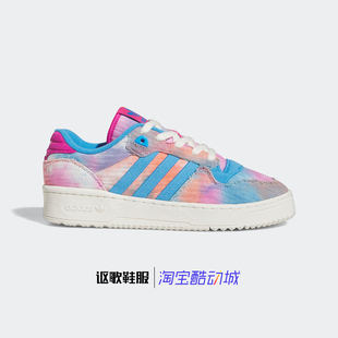 印花运动休闲板鞋 TR男女新款 IE1685 LOW 阿迪达斯三叶草RIVALRY