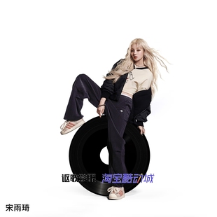 KS5959 灯芯绒褶皱直筒运动长裤 阿迪达斯三叶草女子新款 宋雨琦同款