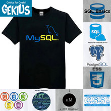 SQL数据库HTML MYSQL程序员衣服asp.net个性PostgreSQL短袖CSST恤