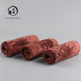 优质吸水加厚茶巾 3条16元 纯棉麻茶布方巾毛巾茶道茶具配件 包邮