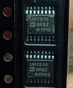 全新原装数字隔离器芯片 UM7510 UM7510BRQZ ADUM7510BRQZ SSOP16