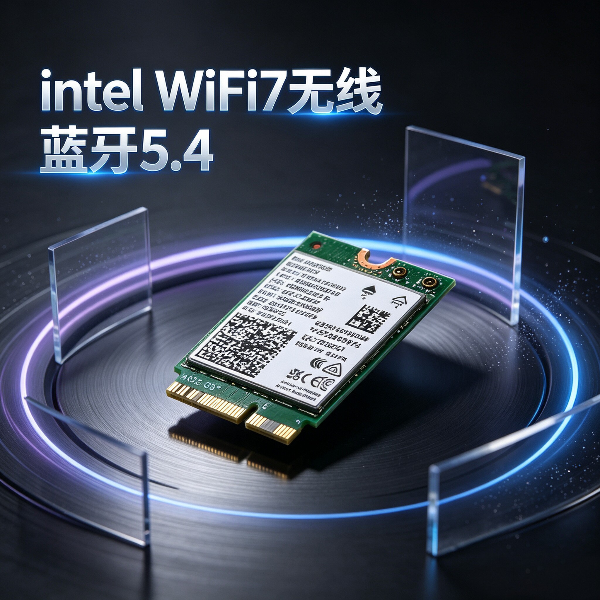 Intel英特尔WiFi7 BE200三频无线蓝牙5.4内置模块网卡AX200 210